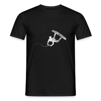 Wakeboarder sait cadeau de vagues - T-shirt homme - noir - Devant - AI Model Male 178 light (178cm)