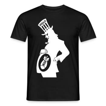 imperialism - Men's T-Shirt - black - Front - AI Model Male 178 light (178cm)