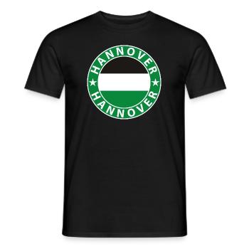 Hanovre - T-shirt homme - noir - Devant - AI Model Male 178 light (178cm)