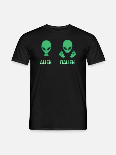 ALIEN PARODY - Men's T-Shirt - black