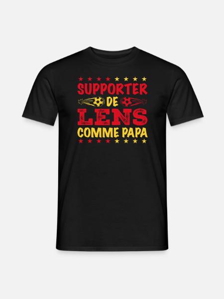 Je Suis Un Supporter De Lens Parfait - T-shirt homme - noir