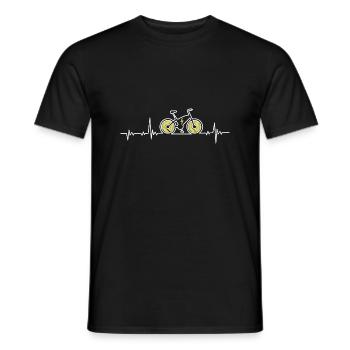E Bike Bicycle Engine Electronic Bicycle Electric - Men's T-Shirt - black - Front - AI Model Male 178 light (178cm)
