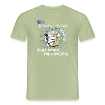 Äppler Vitamin C Frankfurt Hessen Apfelwein - Männer T-Shirt - Sage - Vorne - AI Model Male 178 light (178cm)