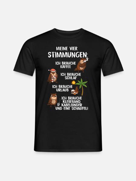 My Four Moods - Men's T-Shirt - black