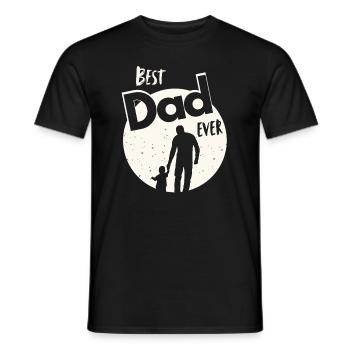 Der beste Papa überhaupt - Männer T-Shirt - Schwarz - Vorne - AI Model Male 178 light (178cm)