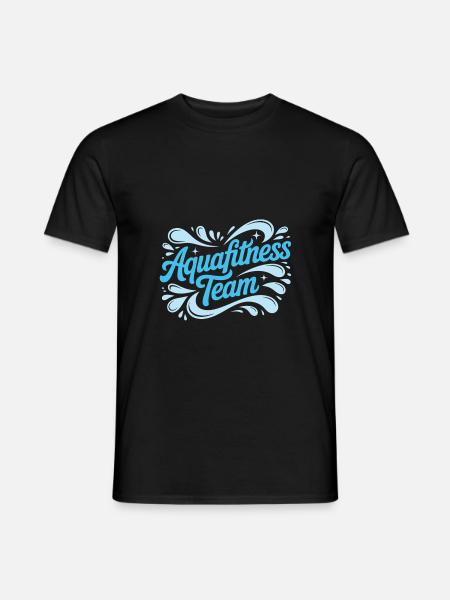 Aquafitness Team - Esercizio e sport in acqua - T-shirt uomo - nero