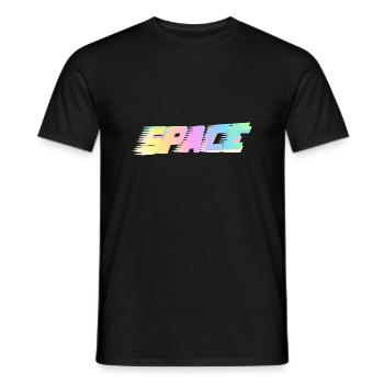 Space - Männer T-Shirt - Schwarz - Vorne - AI Model Male 178 light (178cm)