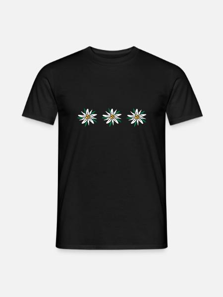 Edelweiss - Men's T-Shirt - black