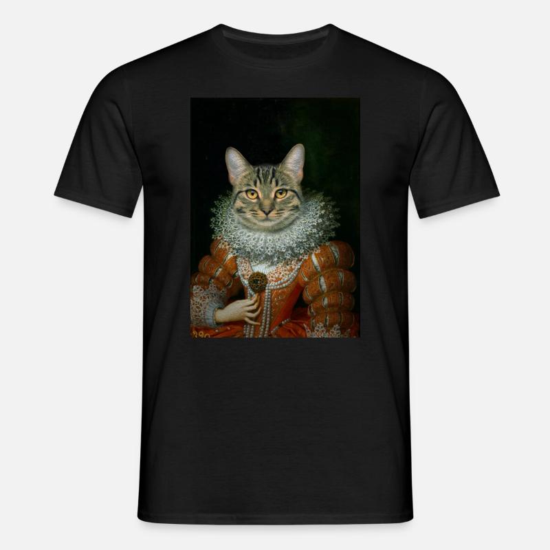 Chatelaine - Männer T-Shirt - Schwarz