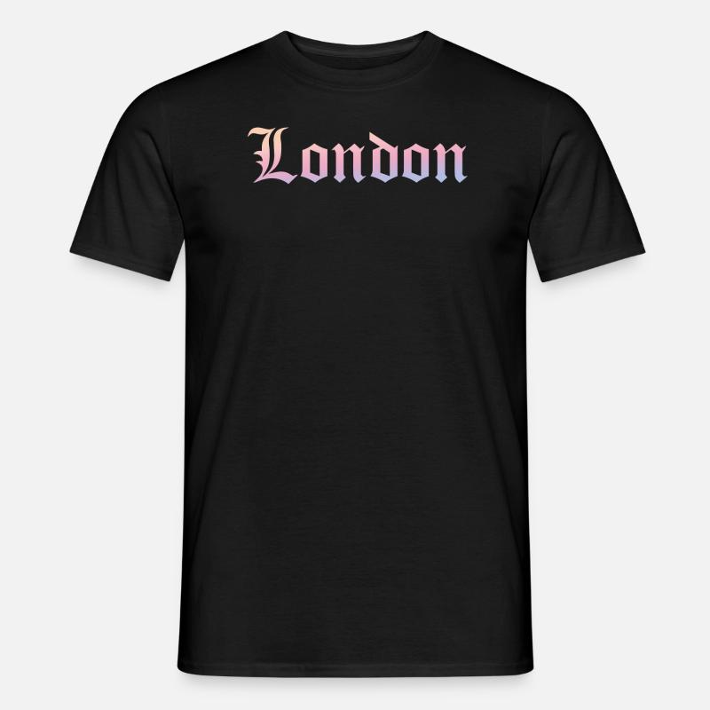 London - Männer T-Shirt - Schwarz