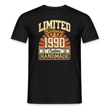 Limited 1990 Lustige Sprüche Geschenk Geburtstag - Männer T-Shirt - Schwarz - Vorne - AI Model Male 178 light (178cm)