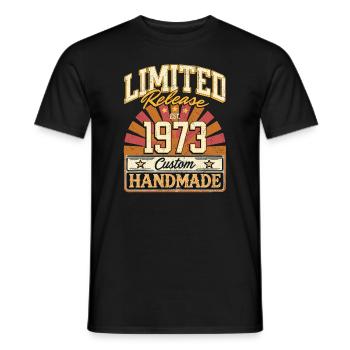 Limited 1973 Lustige Sprüche Geschenk Geburtstag - Männer T-Shirt - Schwarz - Vorne - AI Model Male 178 light (178cm)