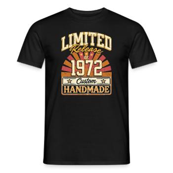 Limited 1972 Lustige Sprüche Geschenk Geburtstag - Männer T-Shirt - Schwarz - Vorne - AI Model Male 178 light (178cm)