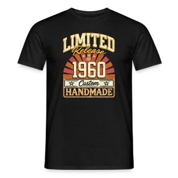 Limited 1960 Lustige Sprüche Geschenk Geburtstag - Männer T-Shirt - Schwarz - Vorne - AI Model Male 178 light (178cm)