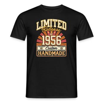 Limited 1956 Lustige Sprüche Geschenk Geburtstag - Männer T-Shirt - Schwarz - Vorne - AI Model Male 178 light (178cm)