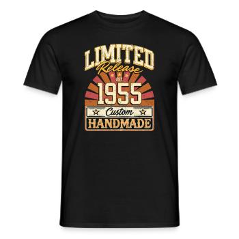 Limited 1955 Lustige Sprüche Geschenk Geburtstag - Männer T-Shirt - Schwarz - Vorne - AI Model Male 178 light (178cm)