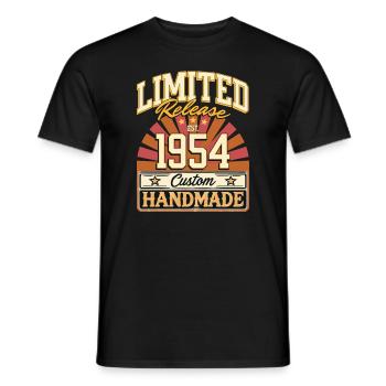 Limited 1954 Lustige Sprüche Geschenk Geburtstag - Männer T-Shirt - Schwarz - Vorne - AI Model Male 178 light (178cm)