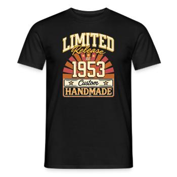 Limited 1953 Lustige Sprüche Geschenk Geburtstag - Männer T-Shirt - Schwarz - Vorne - AI Model Male 178 light (178cm)