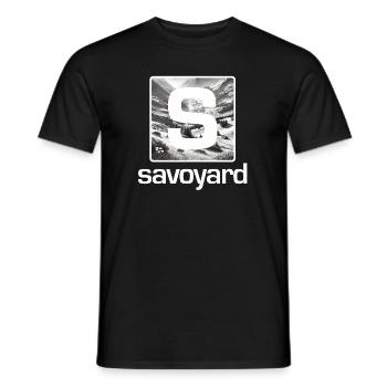 savoyard avec vue - T-shirt homme - noir - Devant - AI Model Male 178 light (178cm)