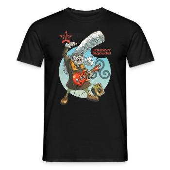 Bigoud'n'roll !!! - T-shirt homme - noir - Devant - AI Model Male 178 light (178cm)