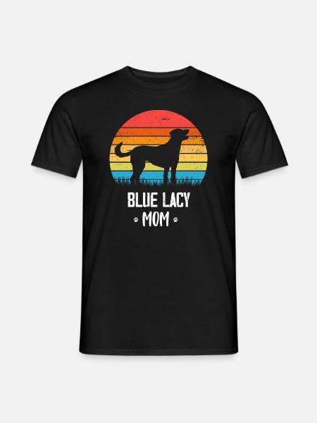 Blue Lacy - Men's T-Shirt - black