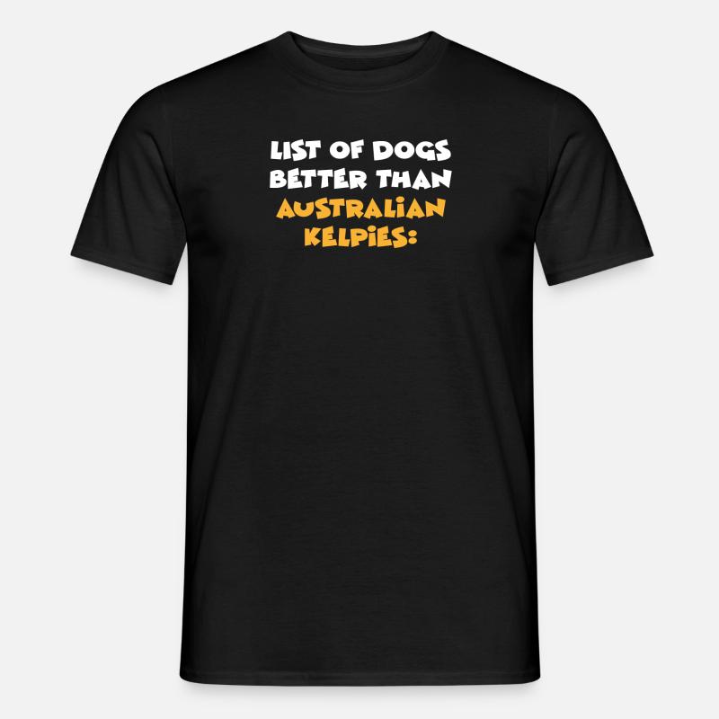 Australian Kelpie - Männer T-Shirt - Schwarz