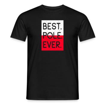 Bester Pole Aller Zeiten - Männer T-Shirt - Schwarz - Vorne - AI Model Male 178 light (178cm)