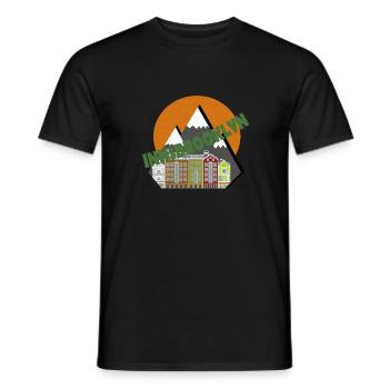 Innsbrooklyn Innsbruck Tirol Österreich - Männer T-Shirt - Schwarz - Vorne - AI Model Male 178 light (178cm)