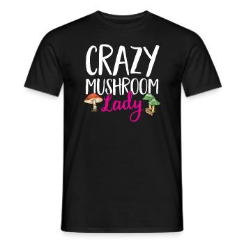 Chasse aux champignons, champignons, morilles, cueillette de champignons, cueillette de champignons - T-shirt homme - noir - Devant - AI Model Male 178 light (178cm)