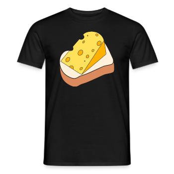 Drapeau de la Barbade Bayan barbadien - T-shirt homme - noir - Devant - AI Model Male 178 light (178cm)