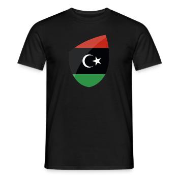 Libye - T-shirt homme - noir - Devant - AI Model Male 178 light (178cm)