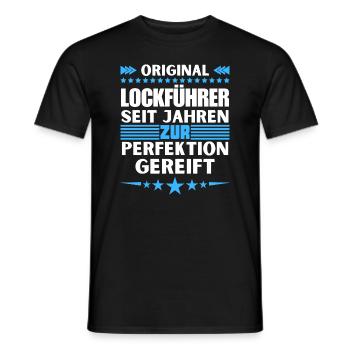 Lure guide matured to perfection - Men's T-Shirt - black - Front - AI Model Male 178 light (178cm)