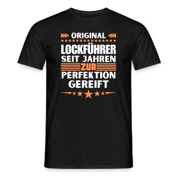 Lure guide matured to perfection - Men's T-Shirt - black - Front - AI Model Male 178 light (178cm)