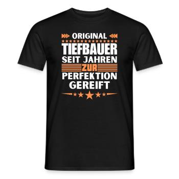 Des ingénieurs civils mûris à la perfection - T-shirt homme - noir - Devant - AI Model Male 178 light (178cm)
