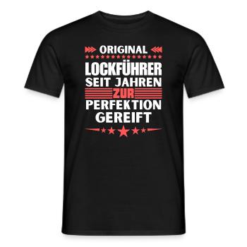 Lure guide matured to perfection - Men's T-Shirt - black - Front - AI Model Male 178 light (178cm)