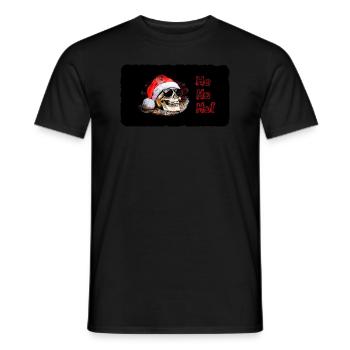HoHoHo - Männer T-Shirt - Schwarz - Vorne - AI Model Male 178 light (178cm)