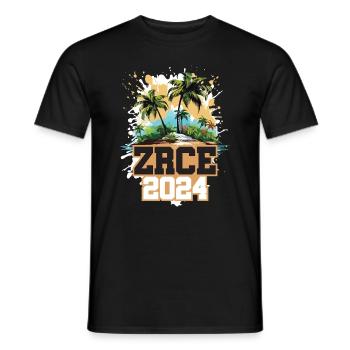 Zrce 2024 Travel Holidays - Men's T-Shirt - black - Front - AI Model Male 178 light (178cm)