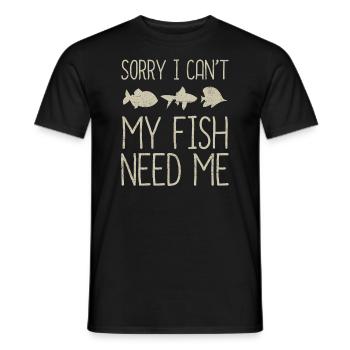 aquarium - T-shirt homme - noir - Devant - AI Model Male 178 light (178cm)
