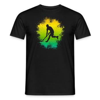 Joueurs de hockey sur gazon Joueurs de hockey Hockey Enfants - T-shirt homme - noir - Devant - AI Model Male 178 light (178cm)