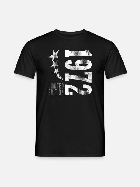 édition limitée 1972 | Anniversaire - T-shirt homme - noir