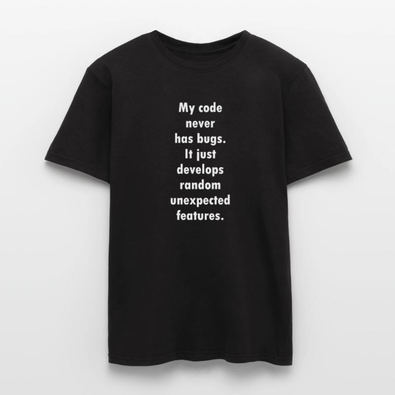 Programmer code bugs computer science nerd Men's T-Shirt