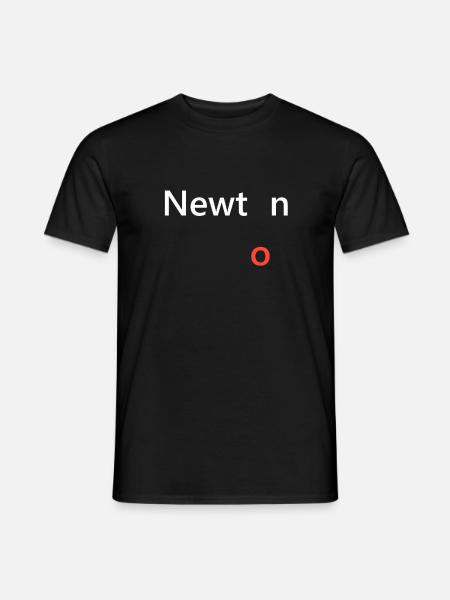 Physicien Cadeau Physique Newton Nerd Science - T-shirt homme - noir