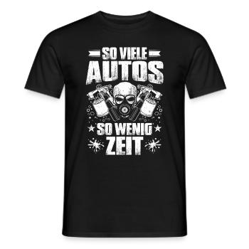 Fahrzeuglackierer Lackierer Fahrzeuglackiererin - Männer T-Shirt - Schwarz - Vorne - AI Model Male 178 light (178cm)