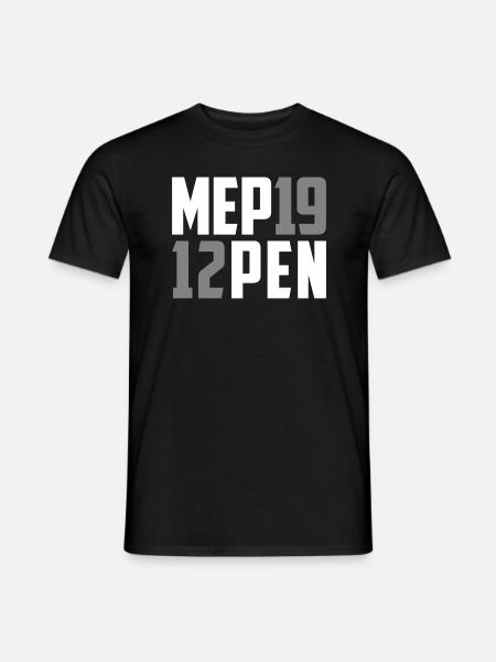 Meppen 1912 - Männer T-Shirt - Schwarz