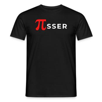 Pi - Lustiges Mathe Design für Mathematiker und IT - Männer T-Shirt - Schwarz - Vorne - AI Model Male 178 light (178cm)