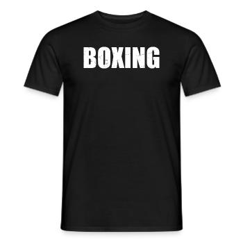 Boxing - T-shirt homme - noir - Devant - AI Model Male 178 light (178cm)