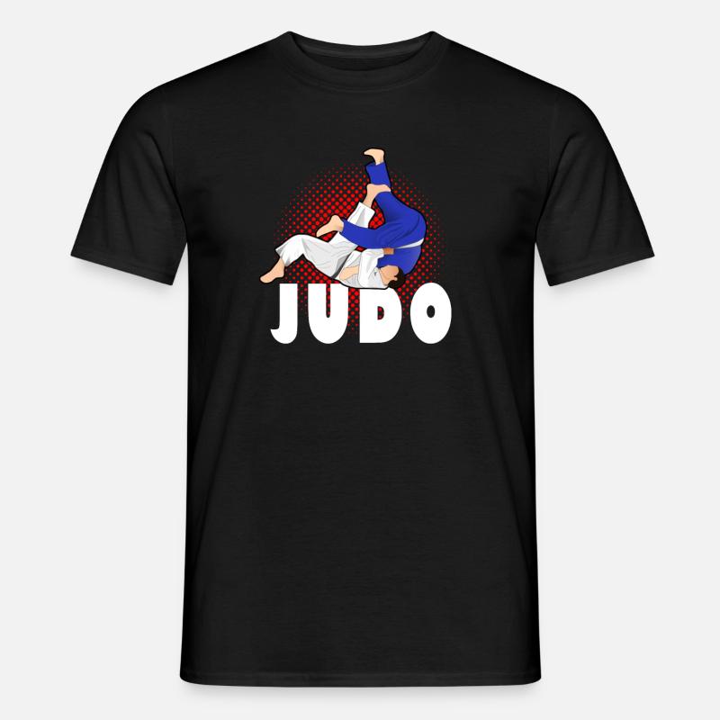 Judo - Männer T-Shirt - Schwarz