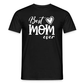 Mothers Day Best Mom Ever Gifts From Daughter - Men's T-Shirt - black - Front - AI Model Male 178 light (178cm)