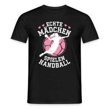 Handball Sports Joueurs de handball Joueurs de handball - T-shirt homme - noir - Devant - AI Model Male 178 light (178cm)