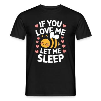 Honigbiene Imker Bienen Biene - Männer T-Shirt - Schwarz - Vorne - AI Model Male 178 light (178cm)